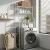 Living and Home 3-Tier Freestanding Over Toilet Storage Rack, 68cm W x 25cm D x 160cm H