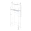 Living and Home 2-Tier Freestanding Over Toilet Storage Rack, 68cm W x 25cm D x 160cm H