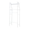 Living and Home 2-Tier Freestanding Over Toilet Storage Rack, 68cm W x 25cm D x 160cm H