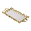 Living and Home Mirror Base Serving Tray