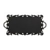 Living and Home Mirror Base Serving Tray