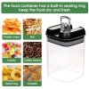 Living and Home 7Pcs Airtight Food Storage Containers with Clasp Lids