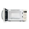 800W 20L Retro Microwave Oven with LED Display, 8 Auto Menus, 5 Cooking Power Levels