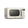 800W 20L Retro Microwave Oven with LED Display, 8 Auto Menus, 5 Cooking Power Levels