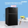 87L Under Counter Fridge Freezer  with Removable Shelves, Drawer
