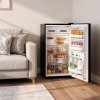 93L Under-Counter Fridge with Cooler Box - Black, Rapid-Chill Compartment, 5-Star Energy, Reversible Door