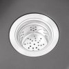 Living and Home Double Bowl Quartz Resin Composite Kitchen Sink with Waste Kit, Graphite Grey, 116cm (W) x 50cm (D) x 20cm (H)