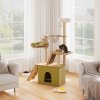 Living and Home Luxurious Cat Tower Set with Scratching Board