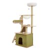 Living and Home Luxurious Cat Tower Set with Scratching Board
