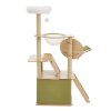 Living and Home Luxurious Cat Tower Set with Scratching Board