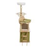 Living and Home Luxurious Cat Tower Set with Scratching Board