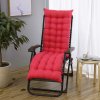 Living and Home 160cm W x 50cm D Non-slip Sun Lounger Cushion for Garden Patio, Red