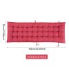 Living and Home 160cm W x 50cm D Non-slip Sun Lounger Cushion for Garden Patio, Red