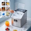 20KG Countertop Ice Maker Machine with 2.2L Water Tank, Self Cleaning, 24H Timer