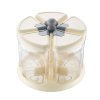 Living and Home 360° Rotating Grain Dispenser Storage Container with 5 Compartments, Airtight Food Storage Container