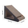 Living and Home Triangle Cat Scratching Post with Bell Ball