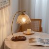 Living and Home Flower-Shaped Glass Table Lamp