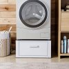 Living and Home Washing Machine Dryer Pedestal with Drawer