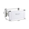 Living and Home Washing Machine Dryer Pedestal with Drawer