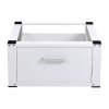Living and Home Washing Machine Dryer Pedestal with Drawer