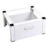 Living and Home Washing Machine Dryer Pedestal with Drawer