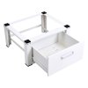 Living and Home Washing Machine Dryer Pedestal with Drawer