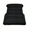 Living and Home 130x180cm Black Flocked SUV Car Inflatable Air Mattress with Built-in Automatic Air Pump, Portable Back Seat Camping Air Bed