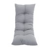 Living and Home Light Grey Rectangular Tufted Bench Cushion Seat Pad
