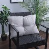Light Grey Garden Bench Cushion Patio Swing Chair Cushion Indoor Outdoor Furniture Seat Pad, 60x40cm