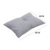 Light Grey Garden Bench Cushion Patio Swing Chair Cushion Indoor Outdoor Furniture Seat Pad, 60x40cm