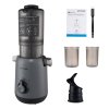 Living and Home 200W Cold Press Juicer Slow Masticating Machine