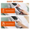 Living and Home 12-Speed Under-desk Electric Elliptical Machine Arms Legs Trainer