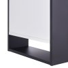 Living and Home Recessed Electric Fireplace TV Stand with Remote Control