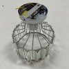 Living and Home 19cm Chrome Cylinder Crystal Flush Mount Ceiling Light, E27 Single Lamp Holder Metal Frame Corridor Ceiling Lamp (Bulbs Not Included)