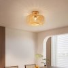Living and Home E27 Bamboo-woven Ceiling Light