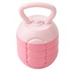 Living and Home 10kg Strength Training Soft Kettlebell with Non-Slip Handle, Pink