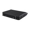 Living and Home Black Outdoor Portable Folding Camping Table, 63cm (W) x 41cm (D) x 28cm (H)
