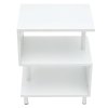Living and Home 3-Tier S-shaped Wooden Side Table