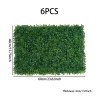 Living and Home 6Pcs Decorative Artificial Boxwood Panels for Indoor Outdoor 40x60cm