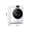 10kg Energy-Saving Washing Machine, Steam Hygiene & 90°C Drum Clean, Woolmark Apparel Care, 15-Min Quick Wash, Freestanding, 1400 RPM