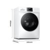 10kg/7kg Washer Dryer Machine 2 in 1