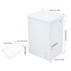 99L Freestanding Chest Freezer