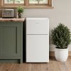 51L Freestanding Top Freezer Fridge with Adjustable Shelves, Bottle Storage Rack