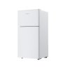 51L Freestanding Top Freezer Fridge with Adjustable Shelves, Bottle Storage Rack