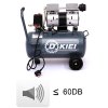 Living and Home 25L Air Compressor, Oil Free, 8CFM/115psi, Electric 2.5HP 230v Direct Drive, Low Noise Air Compressor for Tire Pumping, Car Grooming, Home Spray-Painting, Nailing, Grey