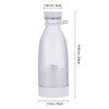 Living and Home 500ml Portable Personal Blender with 6-Leaf 304 Stainless Steel Blade, Electric Mini Blender, Juice Maker