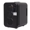18L Dual-Use Mini Refrigerator with Handle, Mini Fridge, Black