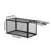 Living and Home 2 Pack Metal Humane Mouse Trap Cage Rat Catcher, 28cm (W) x 15cm (D) x 15cm (H)