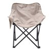 Living and Home Outdoor Portable Folding Camping Chair, Khaki