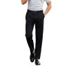 Living and Home Casual Belted Trousers with Side Pockets, Black